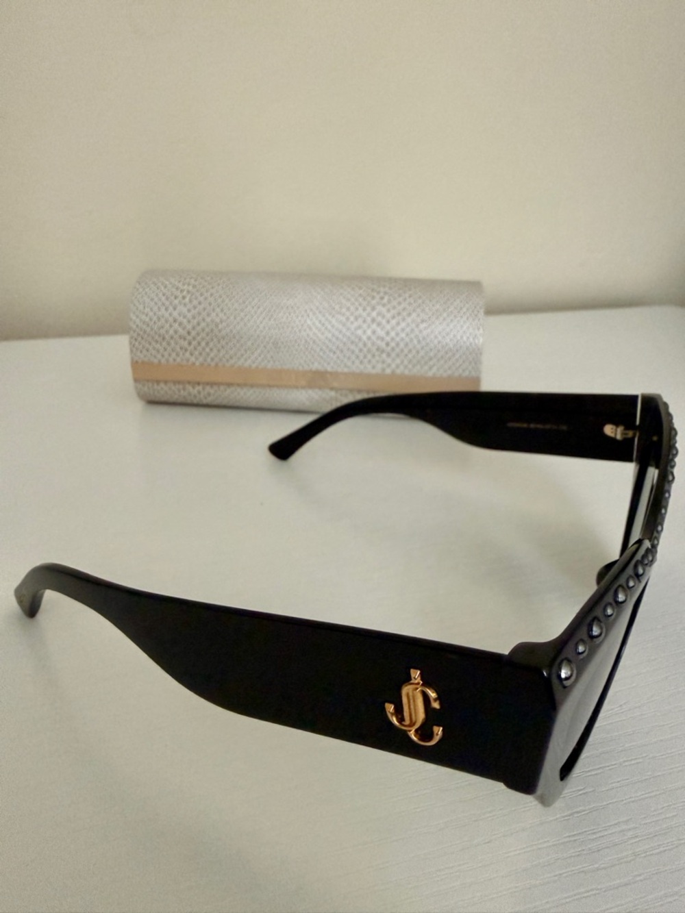 Jimmy Choo Women's Sonja/G/S 55Mm Sunglasses Women's Black - Picture 4 of 6